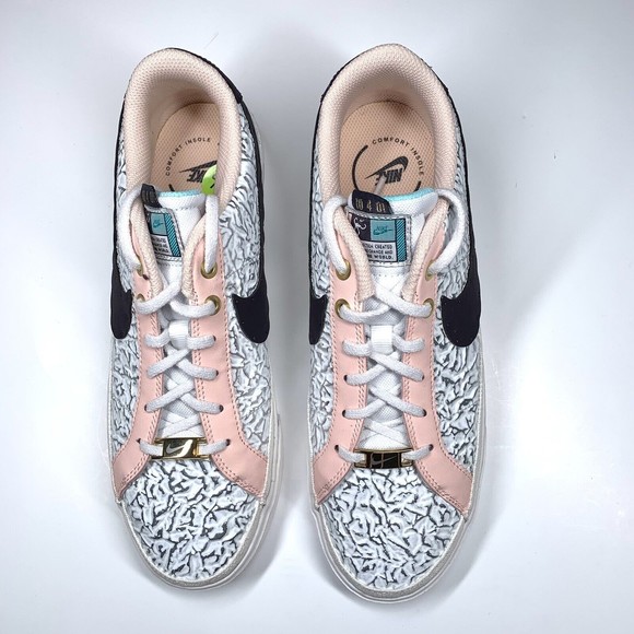 Nike Court Legacy SDC White Pink Silver Serena Williams Womens 9.5 DJ1454-100 - Picture 2 of 10